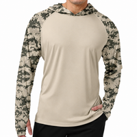 Beige Camo Raglan