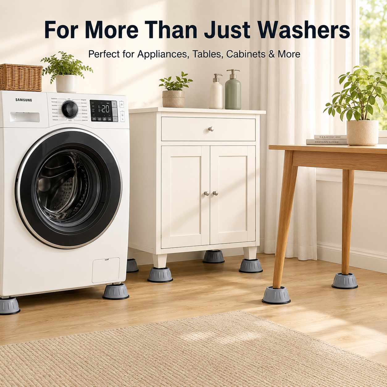 ⚡SAVE 50% NOW🛠️ Universal Anti-Vibration Appliance Pads