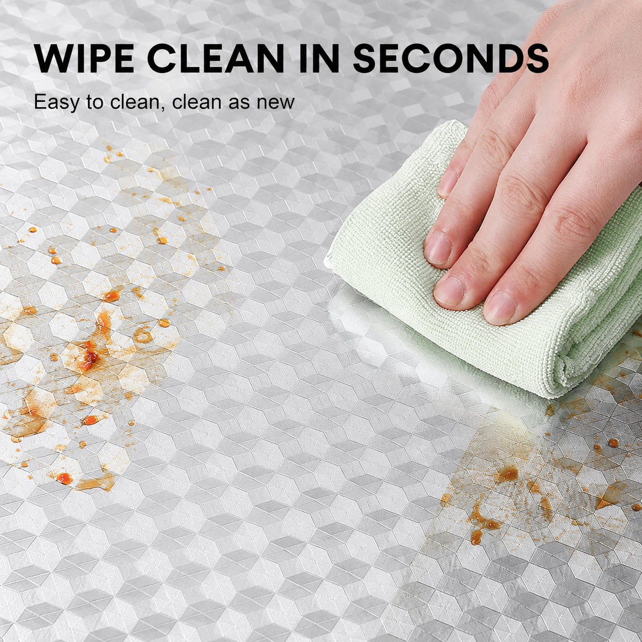 💧Oil-Proof & Waterproof✨ Easy-Clean Kitchen Wallpaper
