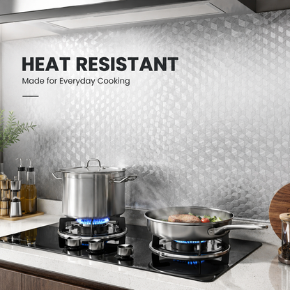 💧Oil-Proof & Waterproof✨ Easy-Clean Kitchen Wallpaper