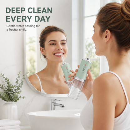 🦷50% OFF TODAY✨ Portable Water Flosser 4-Pack Family Set