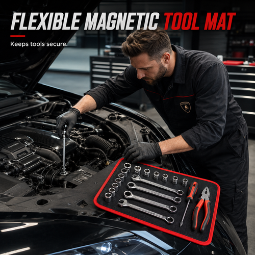 🔥 Father’s Day Magnetic Tool Mat – Keep Screws Sockets & Tools Locked in Place