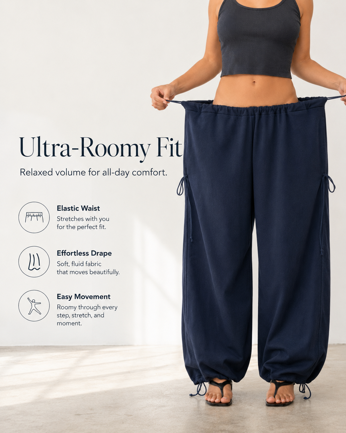 ✨ Unisex Adjustable Oversized Lounge Pants – Made for XS-6XL