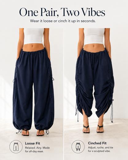 ✨ Unisex Adjustable Oversized Lounge Pants – Made for XS-6XL