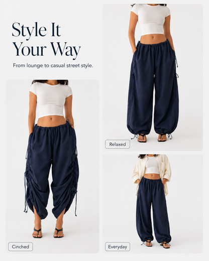 ✨ Unisex Adjustable Oversized Lounge Pants – Made for XS-6XL