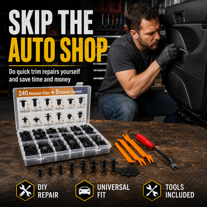 🚗50% OFF TODAY🔧Car Retainer Clip Kit with Remover 🧰