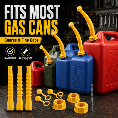 ⛽🔥50% OFF TODAY — Gas Can Spout Replacement Kit with Gaskets