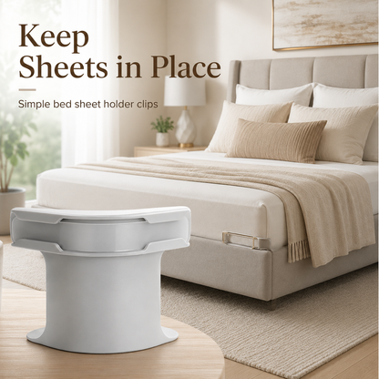 💥 BUY 2 GET 1 FREE😴Secure Fit Sheet Holders – Wrinkle-Free, Slip-Free Bed