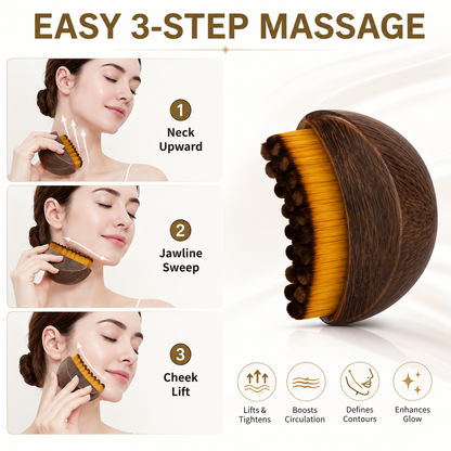 💖 HOT SALE✨Jawline Sculpting Face Brush – Lift, Massage & Contour
