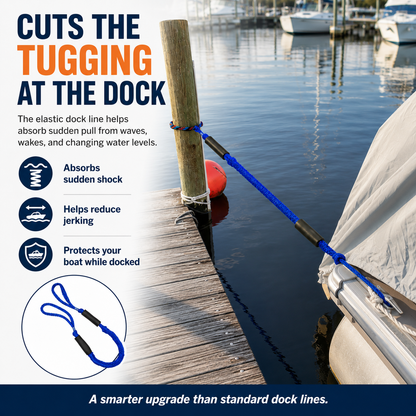 🔥 Buy 1 Get 1 Free – Shock-Absorbing Bungee Dock Lines ⚓