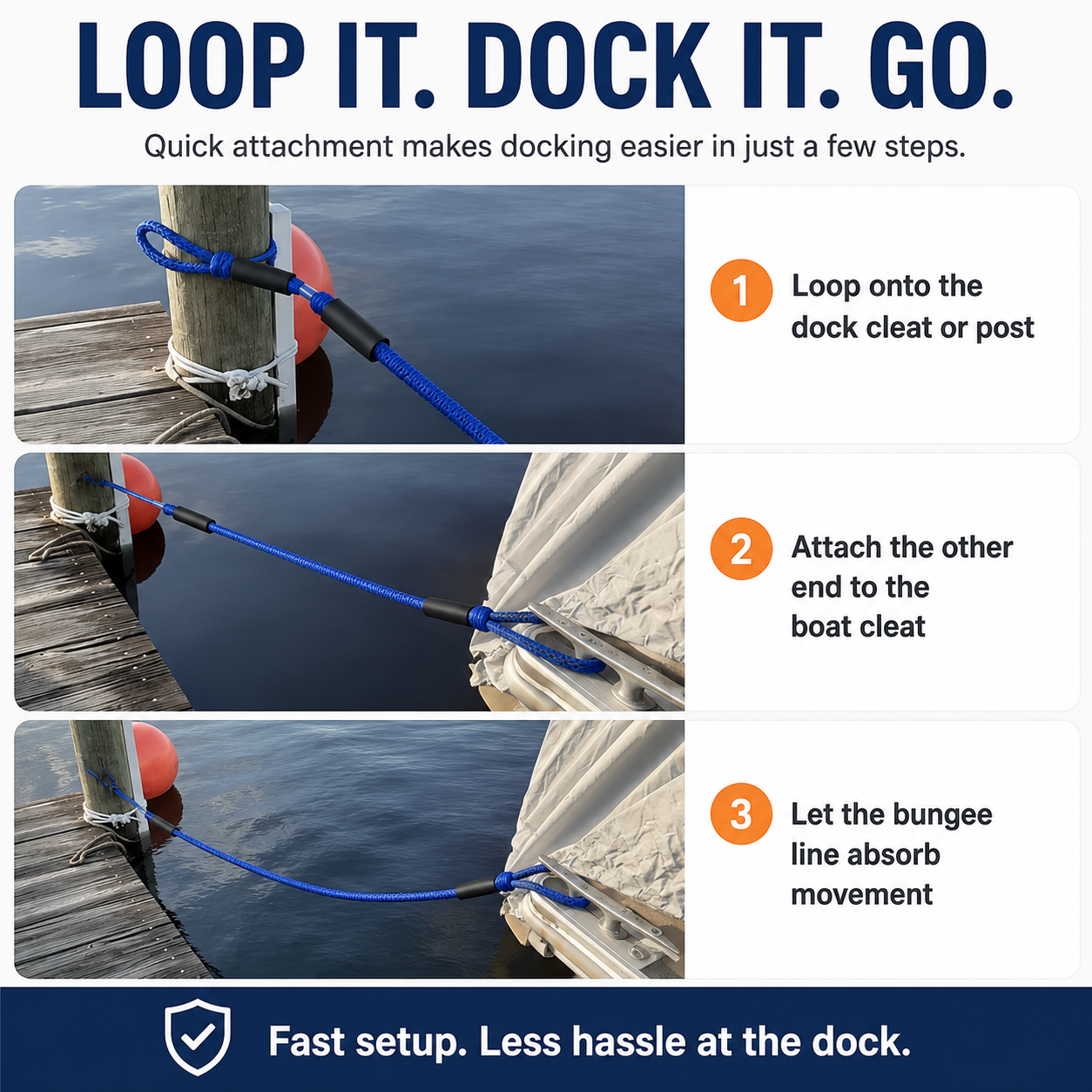 🔥 Buy 1 Get 1 Free – Shock-Absorbing Bungee Dock Lines ⚓