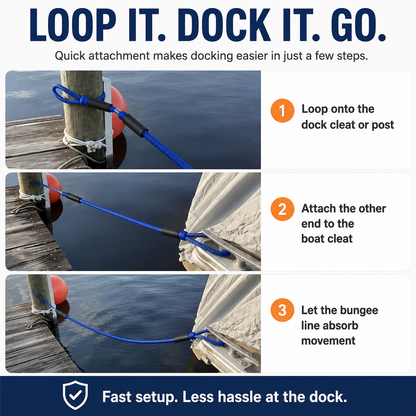 🔥 Buy 1 Get 1 Free – Shock-Absorbing Bungee Dock Lines ⚓