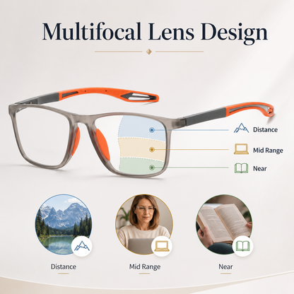 👓 VisionSync Multifocal Glasses – Clear Vision Near & Far