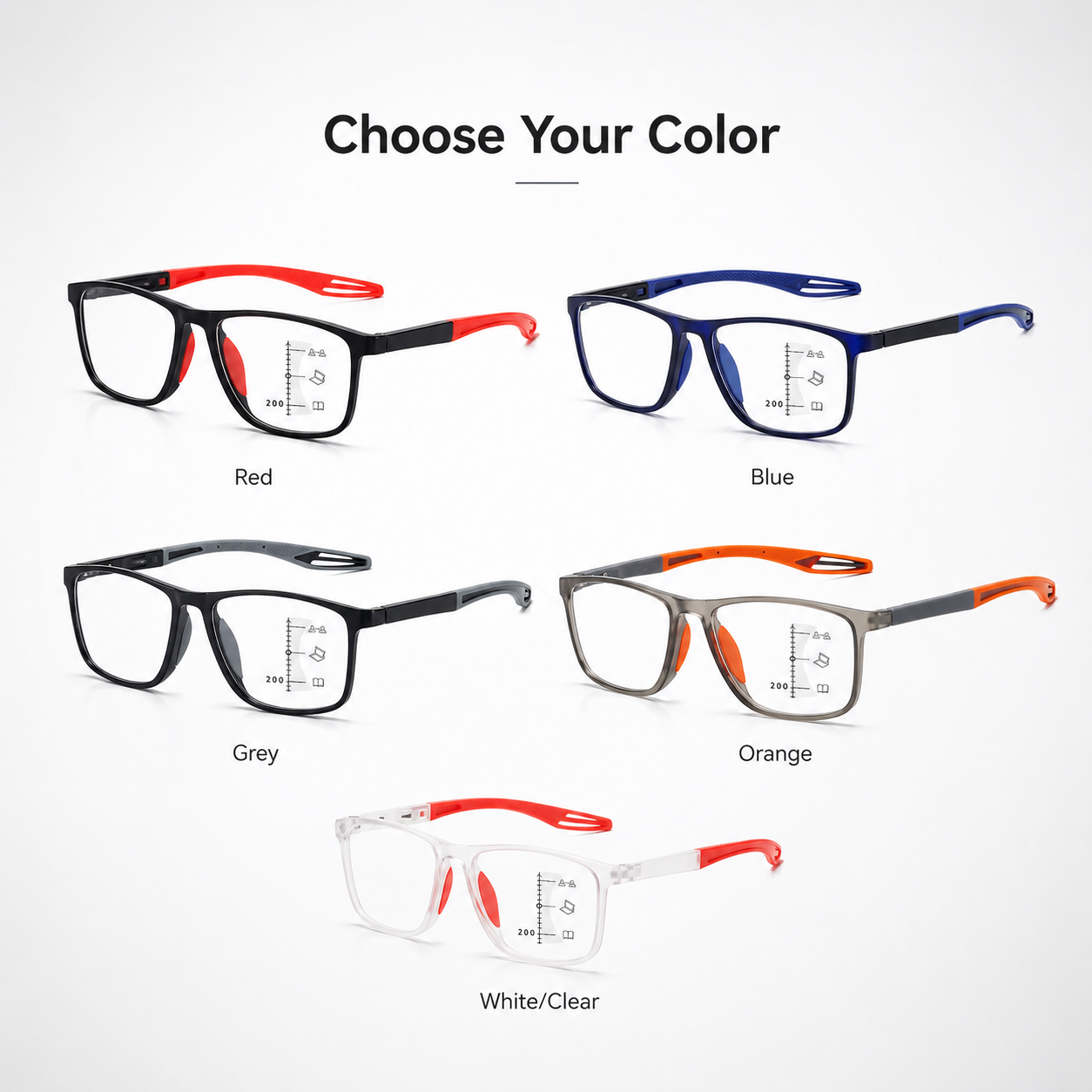 👓 VisionSync Multifocal Glasses – Clear Vision Near & Far