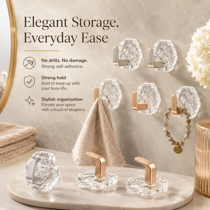 🏠✨10-Pack Heavy-Duty Adhesive Hooks – Strong Hold, No Drilling
