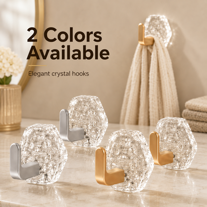 🏠✨10-Pack Heavy-Duty Adhesive Hooks – Strong Hold, No Drilling