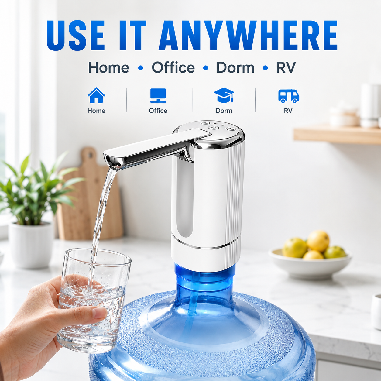 💥LIMITED TIME 55% OFF🚰 One-Touch Water Pump
