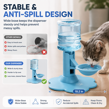 📦✨ Buy 2 & Ships Free! 🐱 Automatic Gravity Pet Water Fountain & Storage Bowl 🐾