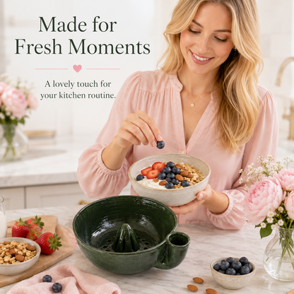 🌸 TODAY ONLY 45% OFF 🍓 Artisan Swirling Berry Wash Bowl – Rinse, Drain & Serve