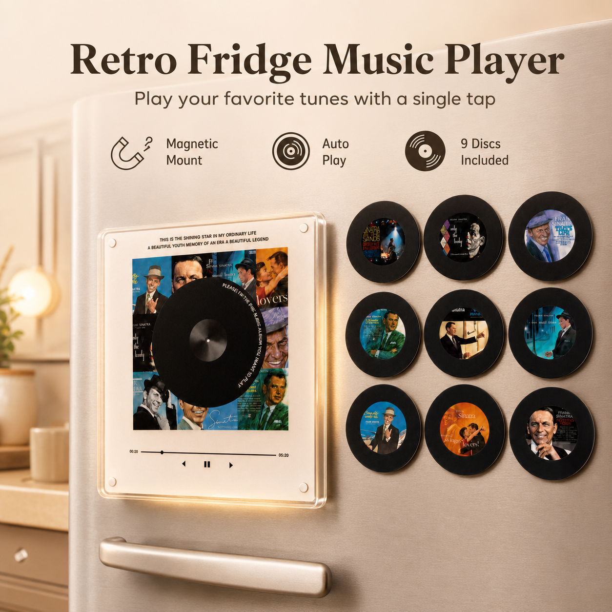 🎶 Sinatra Spins™ Retro Music Player