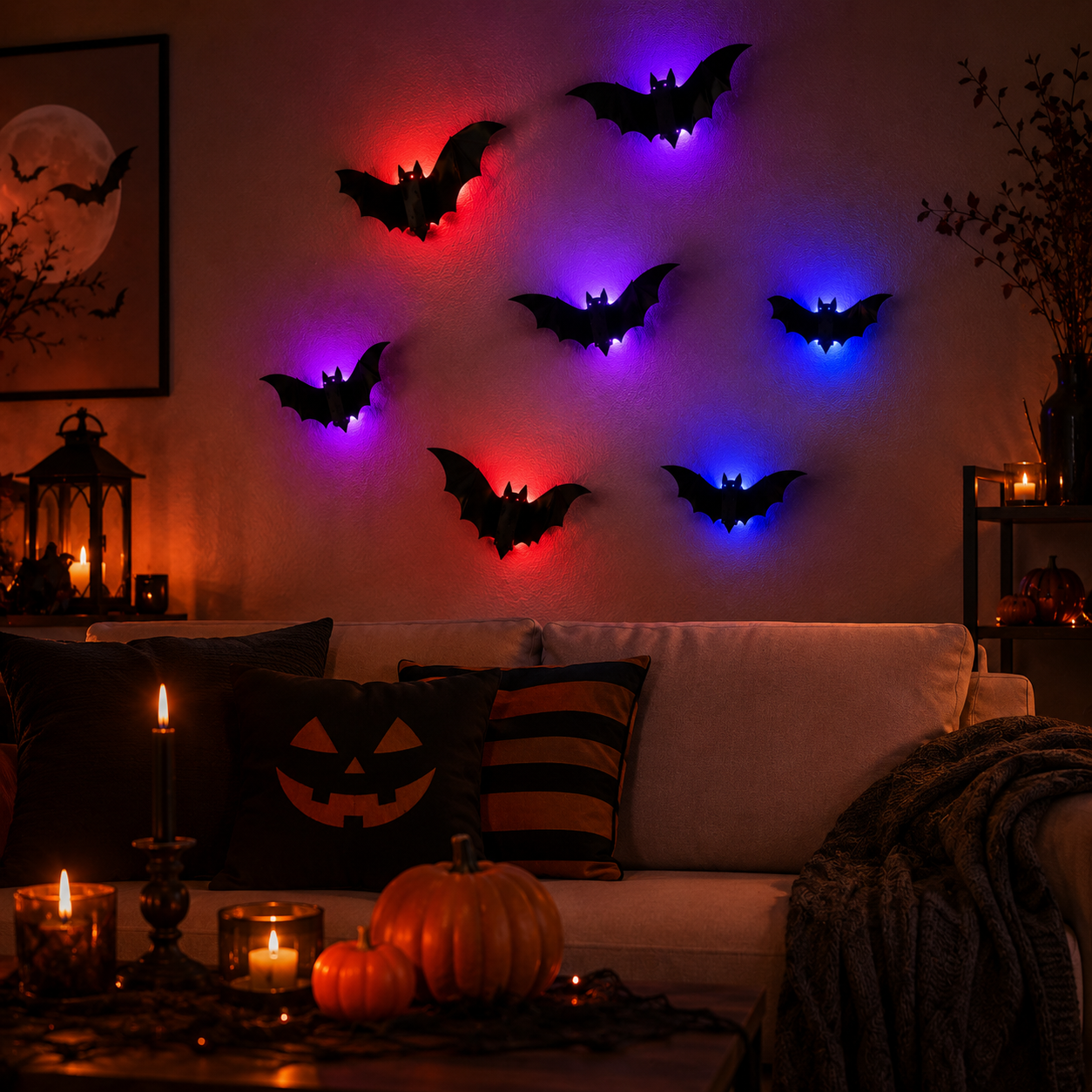 🔥SPOOKY SALE 49% OFF🦇 Halloween LED Bat Decorations