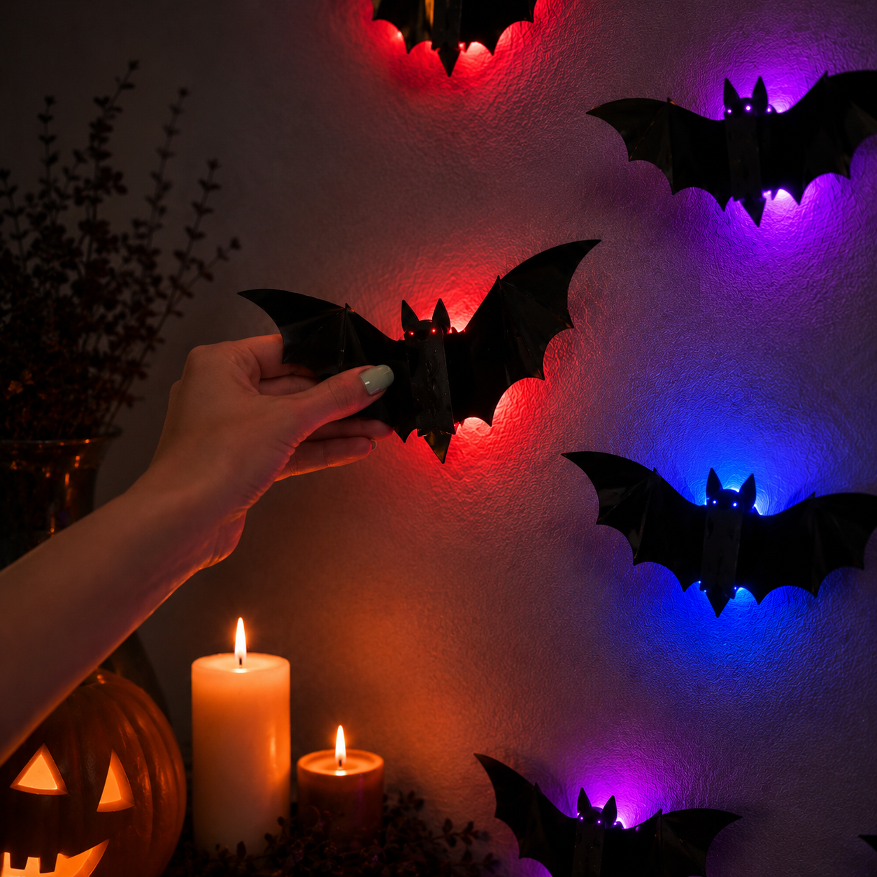 🔥SPOOKY SALE 49% OFF🦇 Halloween LED Bat Decorations