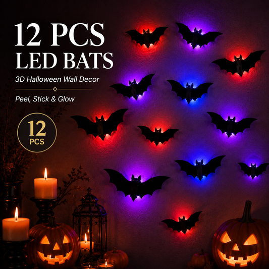 🔥SPOOKY SALE 49% OFF🦇 Halloween LED Bat Decorations
