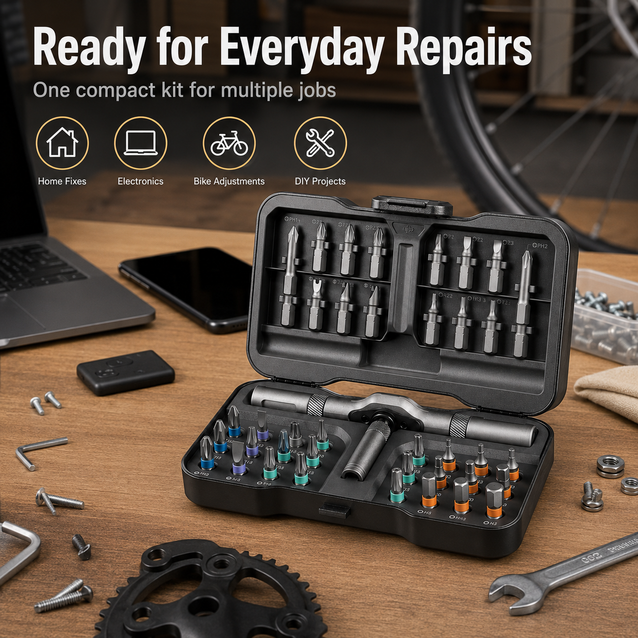 ⚡ HOT SALE🔩 24-in-1 Precision Screwdriver Kit