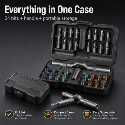 ⚡ HOT SALE🔩 24-in-1 Precision Screwdriver Kit
