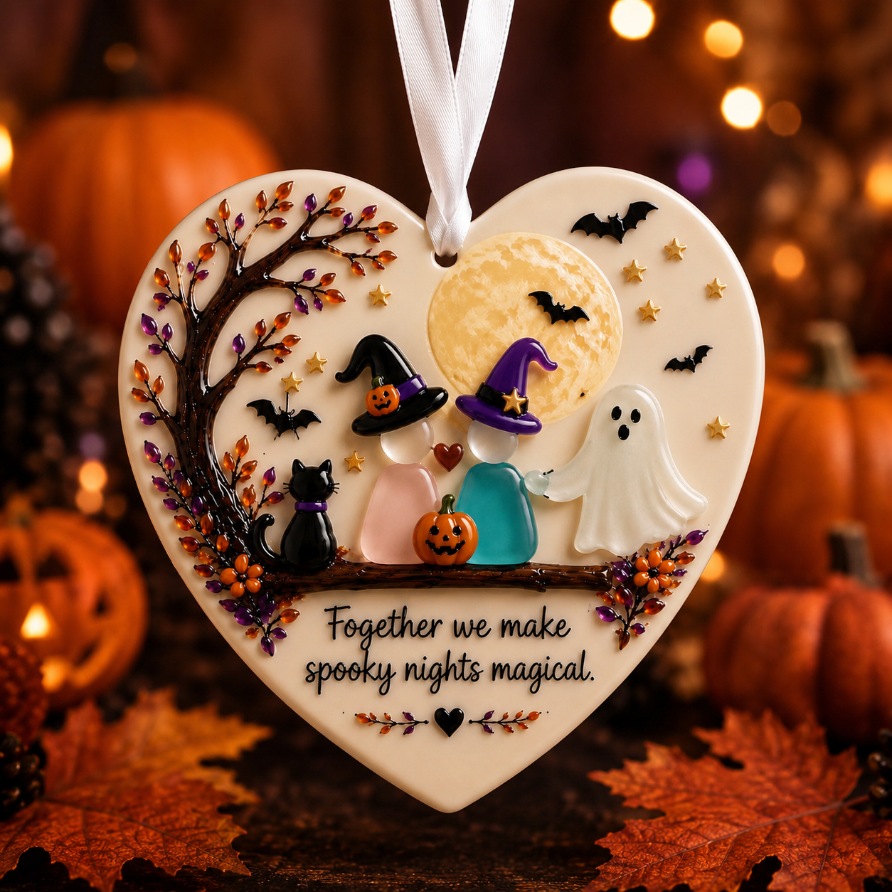 🎃 Halloween Friendship Ornament
