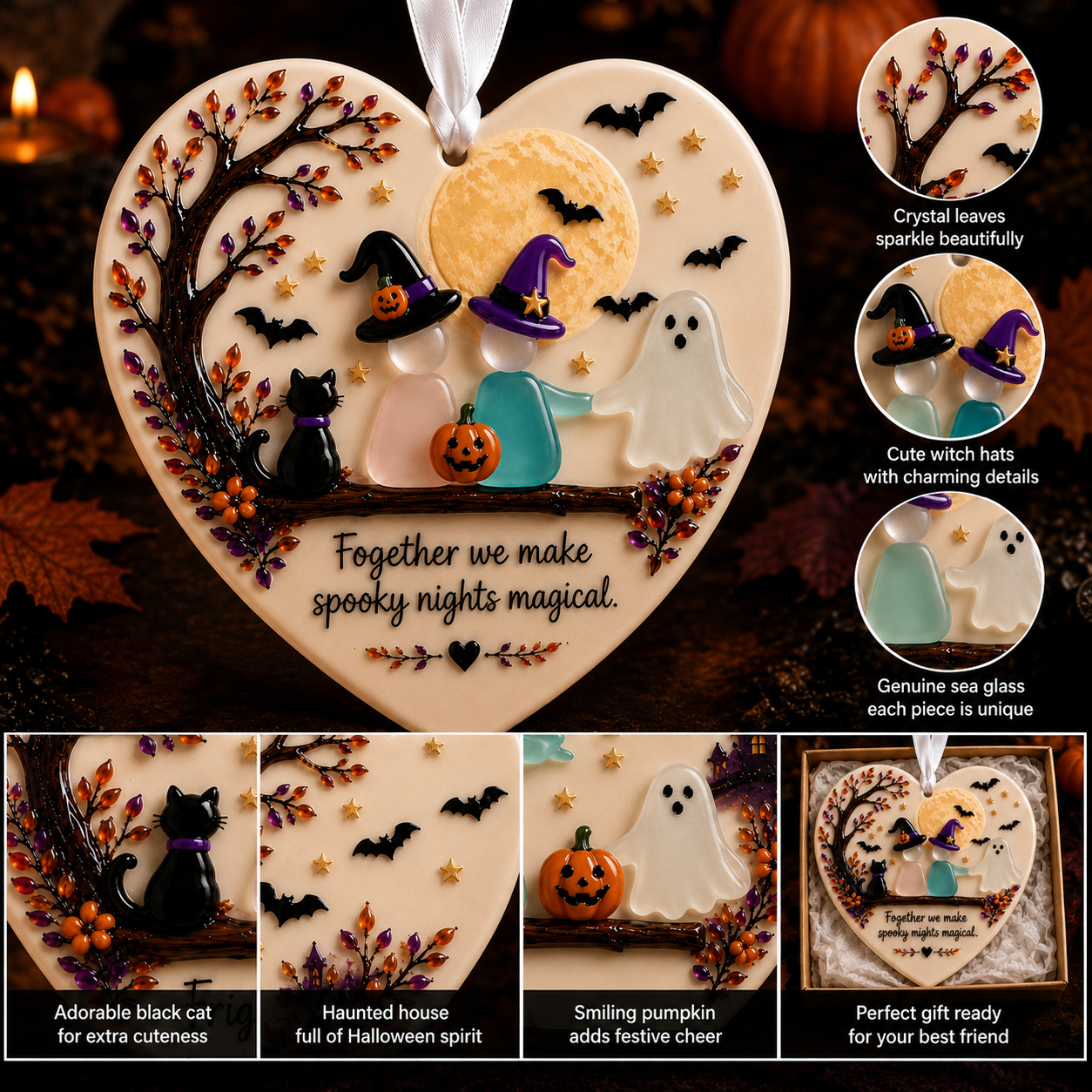 🎃 Halloween Friendship Ornament