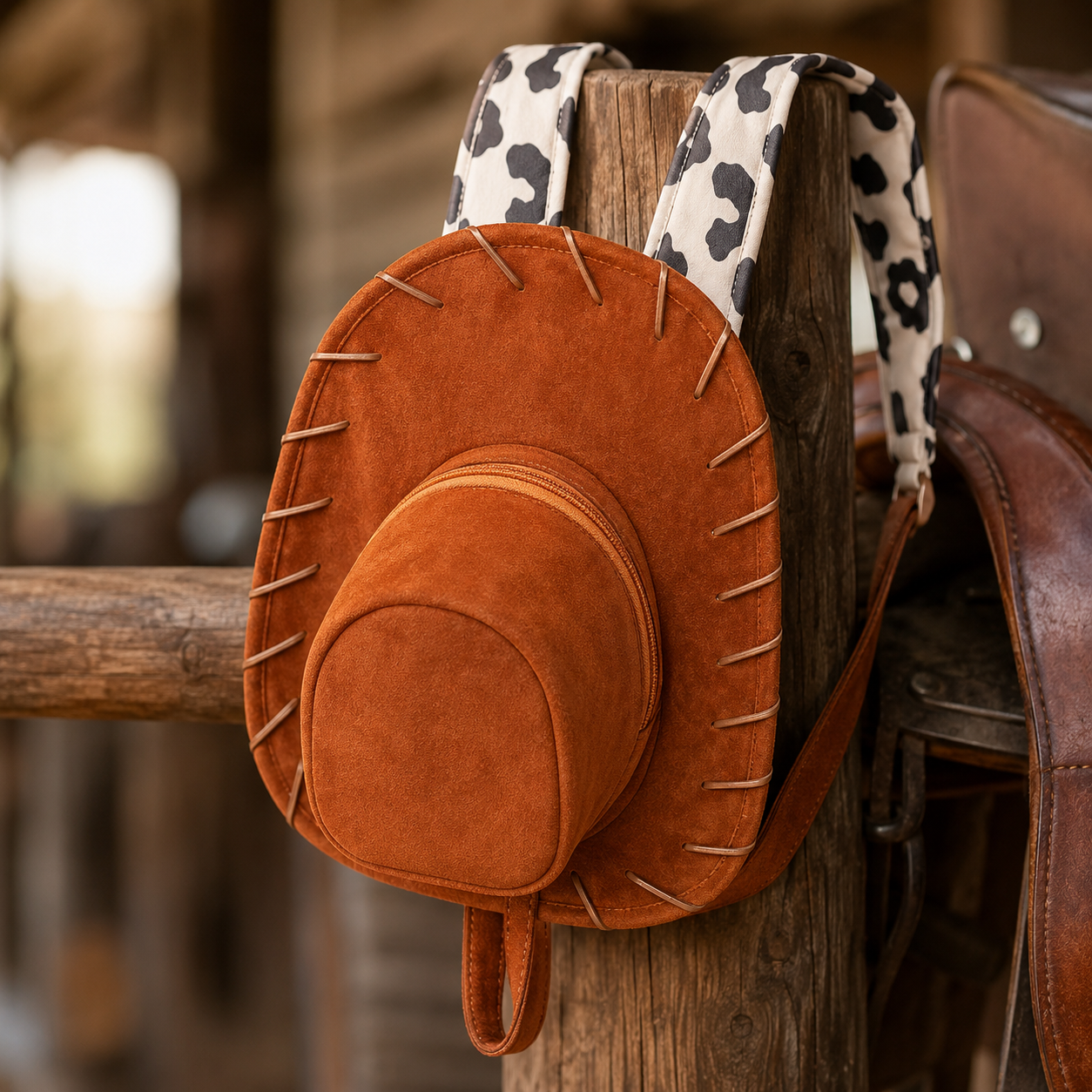 🔥🤠 Last Day 50% OFF – Western Cowboy Hat Backpack