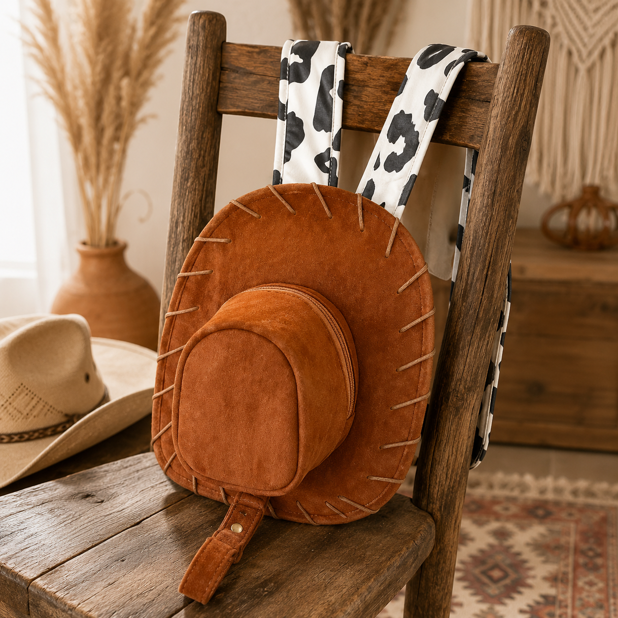 🔥🤠 Last Day 50% OFF – Western Cowboy Hat Backpack