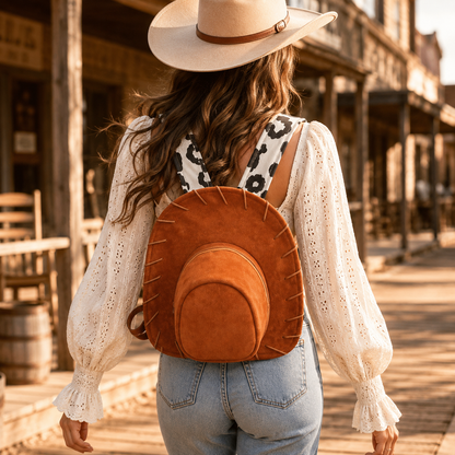 🔥🤠 Last Day 50% OFF – Western Cowboy Hat Backpack