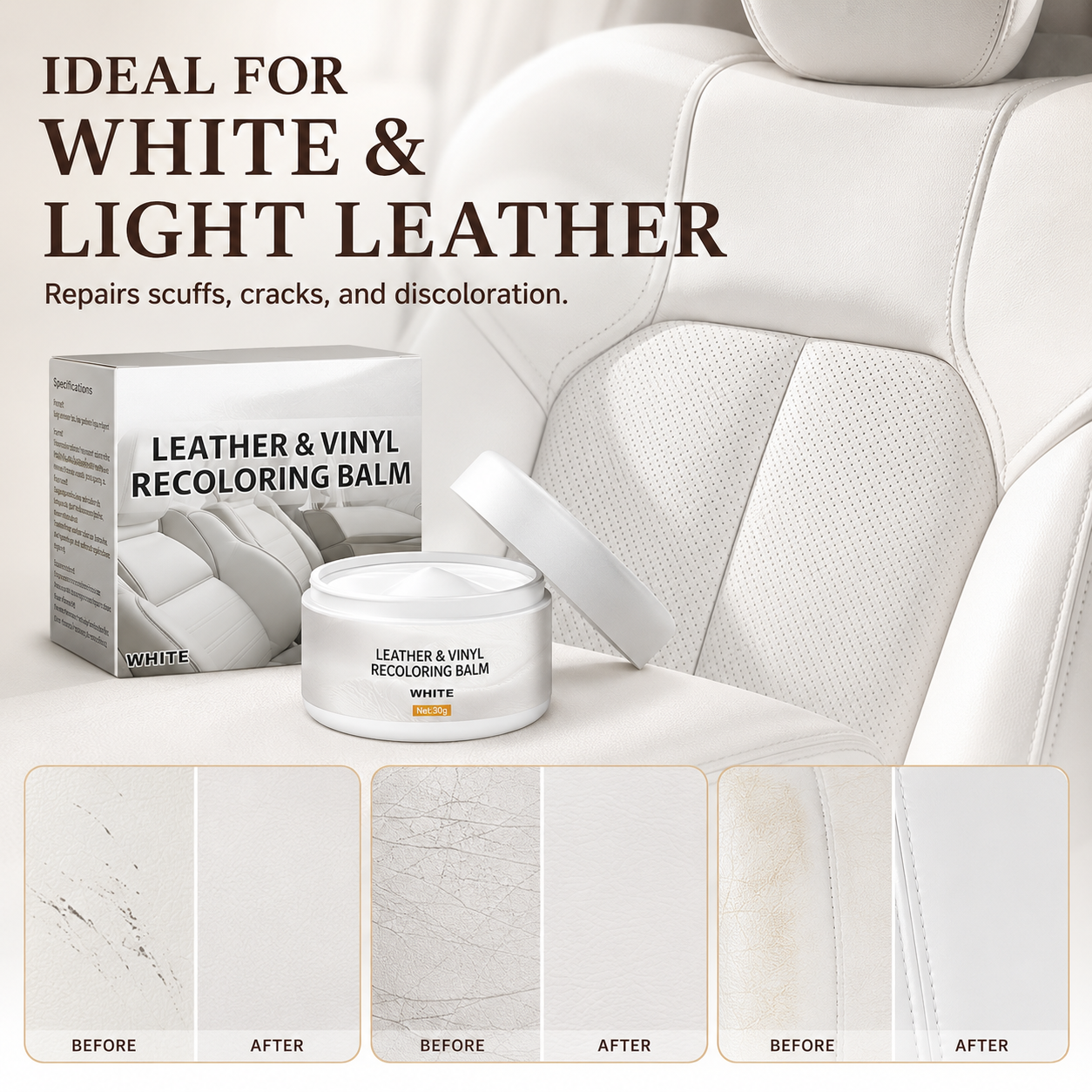 🥳2026 HOT SALE🥳💞50K+ SOLD!🛋️✨ 50% OFF! Leather Repair Paste – Fills scratches & scuffs, restores texture. Available in multiple colours. Save your favourite sofa! 💺🛡️