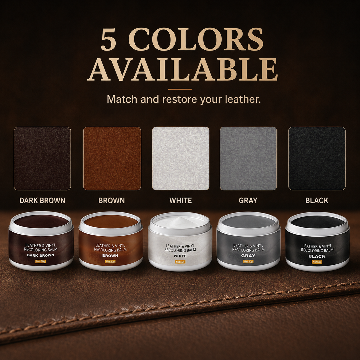 🥳2026 HOT SALE🥳💞50K+ SOLD!🛋️✨ 50% OFF! Leather Repair Paste – Fills scratches & scuffs, restores texture. Available in multiple colours. Save your favourite sofa! 💺🛡️