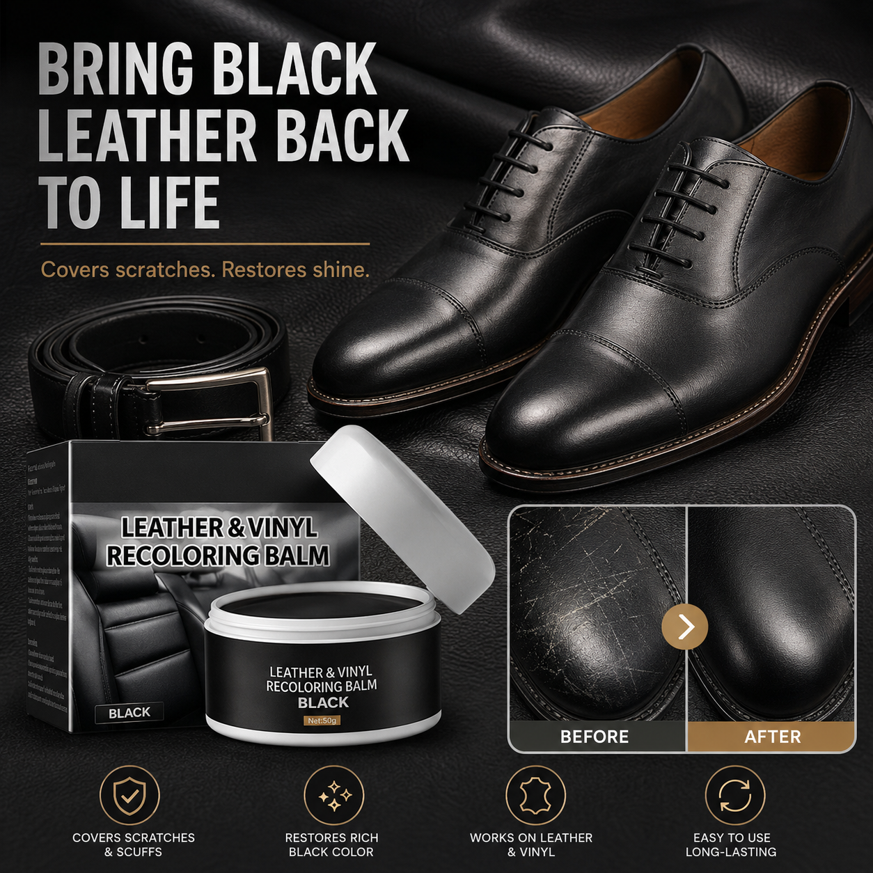 🥳2026 HOT SALE🥳💞50K+ SOLD!🛋️✨ 50% OFF! Leather Repair Paste – Fills scratches & scuffs, restores texture. Available in multiple colours. Save your favourite sofa! 💺🛡️