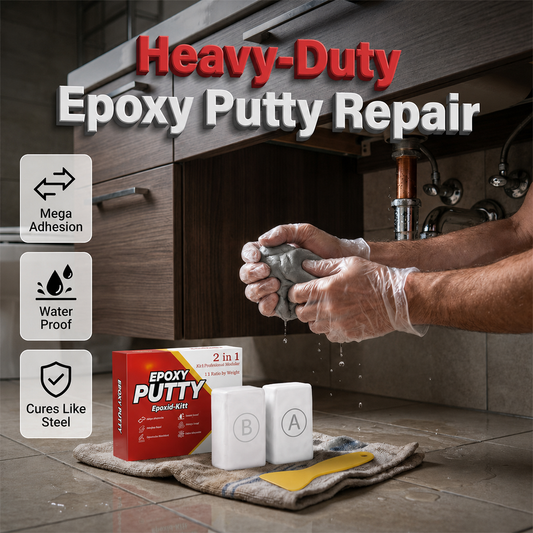 💥 BUY 2 GET 1 FREE💪 Heavy-Duty Epoxy Putty –Stone, Metal & Ceramic Repair