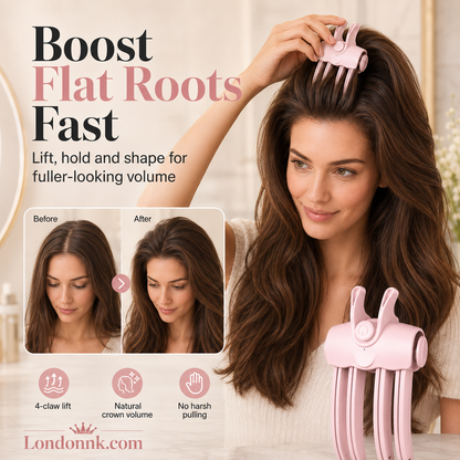 ✨ Cordless Heated Root Lift Clip – Volumizing Hair Styling Tool