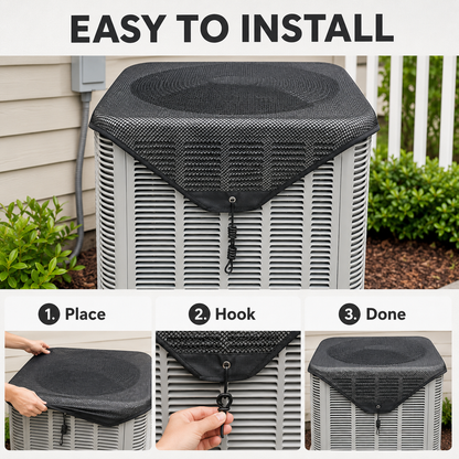 🔥 Durable Outdoor AC Unit Cover🛡️Protect Your AC from Leaves, Snow & Debris