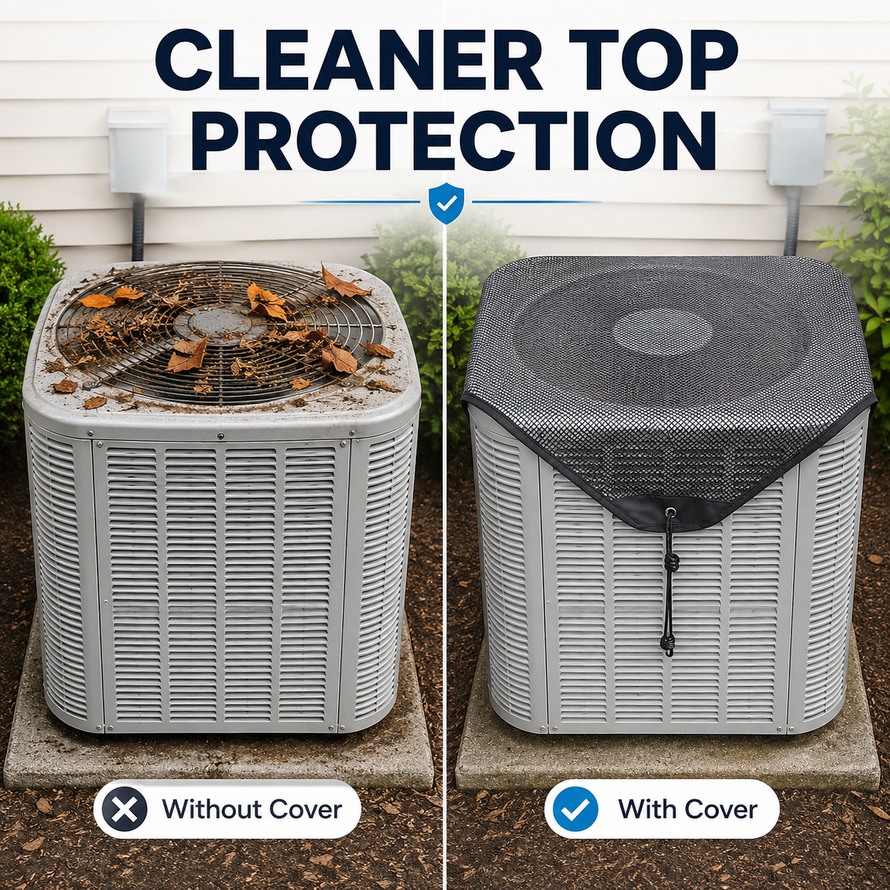 🔥 Durable Outdoor AC Unit Cover🛡️Protect Your AC from Leaves, Snow & Debris