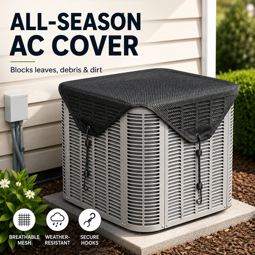 🔥 Durable Outdoor AC Unit Cover🛡️Protect Your AC from Leaves, Snow & Debris