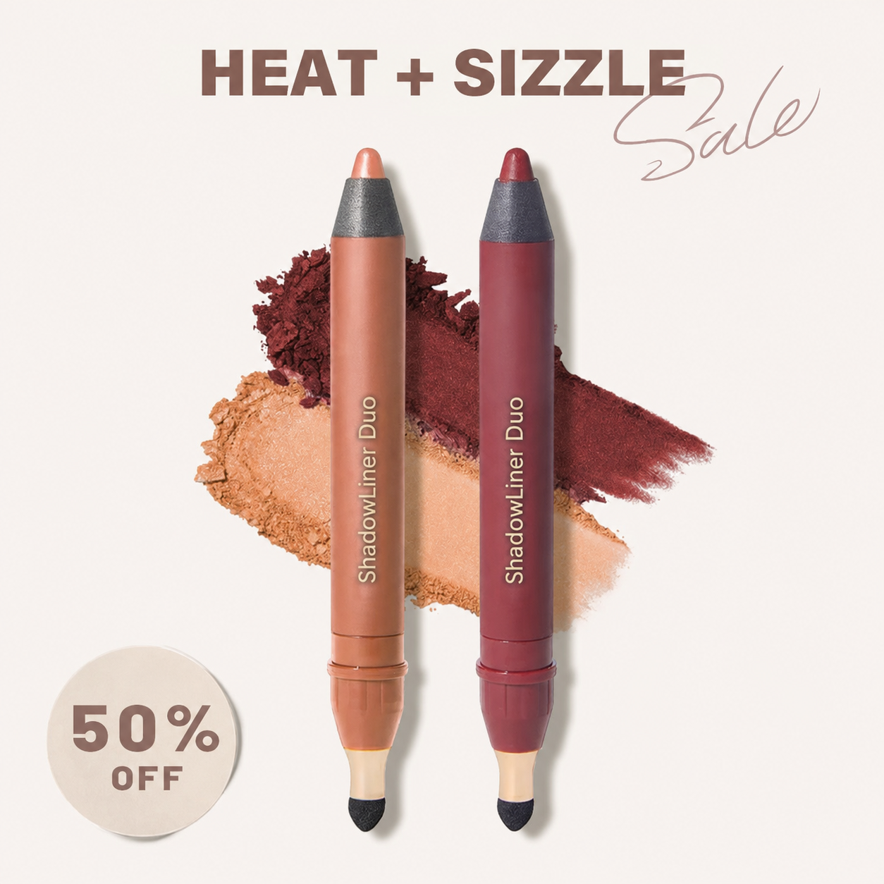 Heat and sizzle shadow liner duo