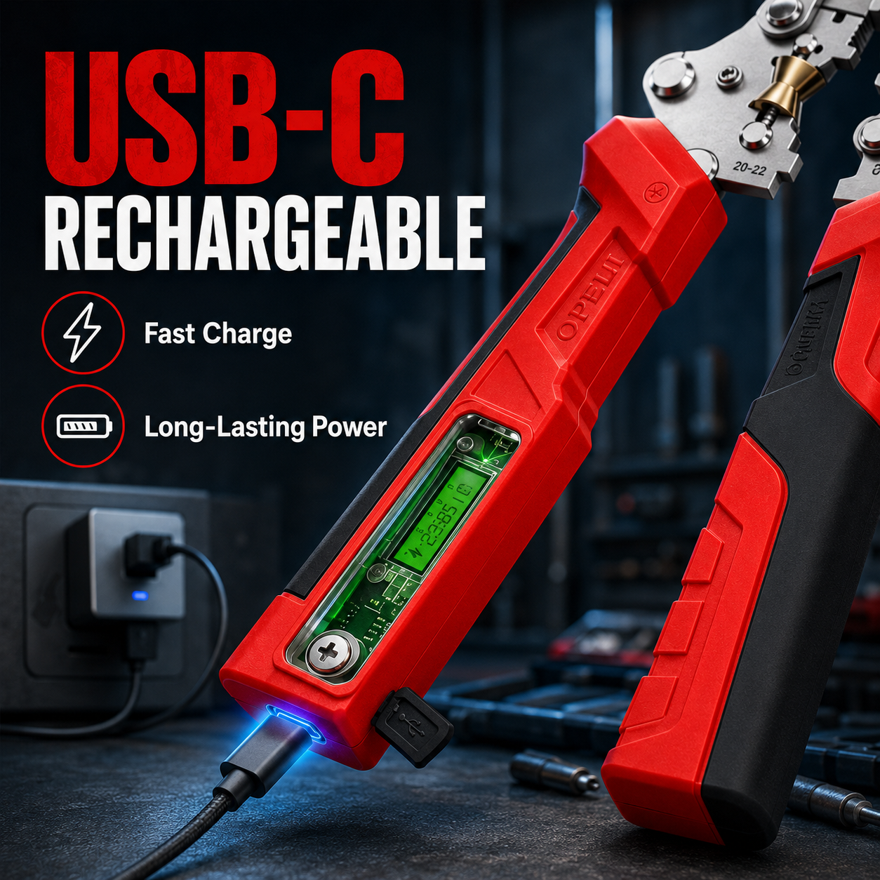 ⚡50% OFF TODAY🛠️ 16-in-1 Wire Stripping Pliers with Voltage Tester