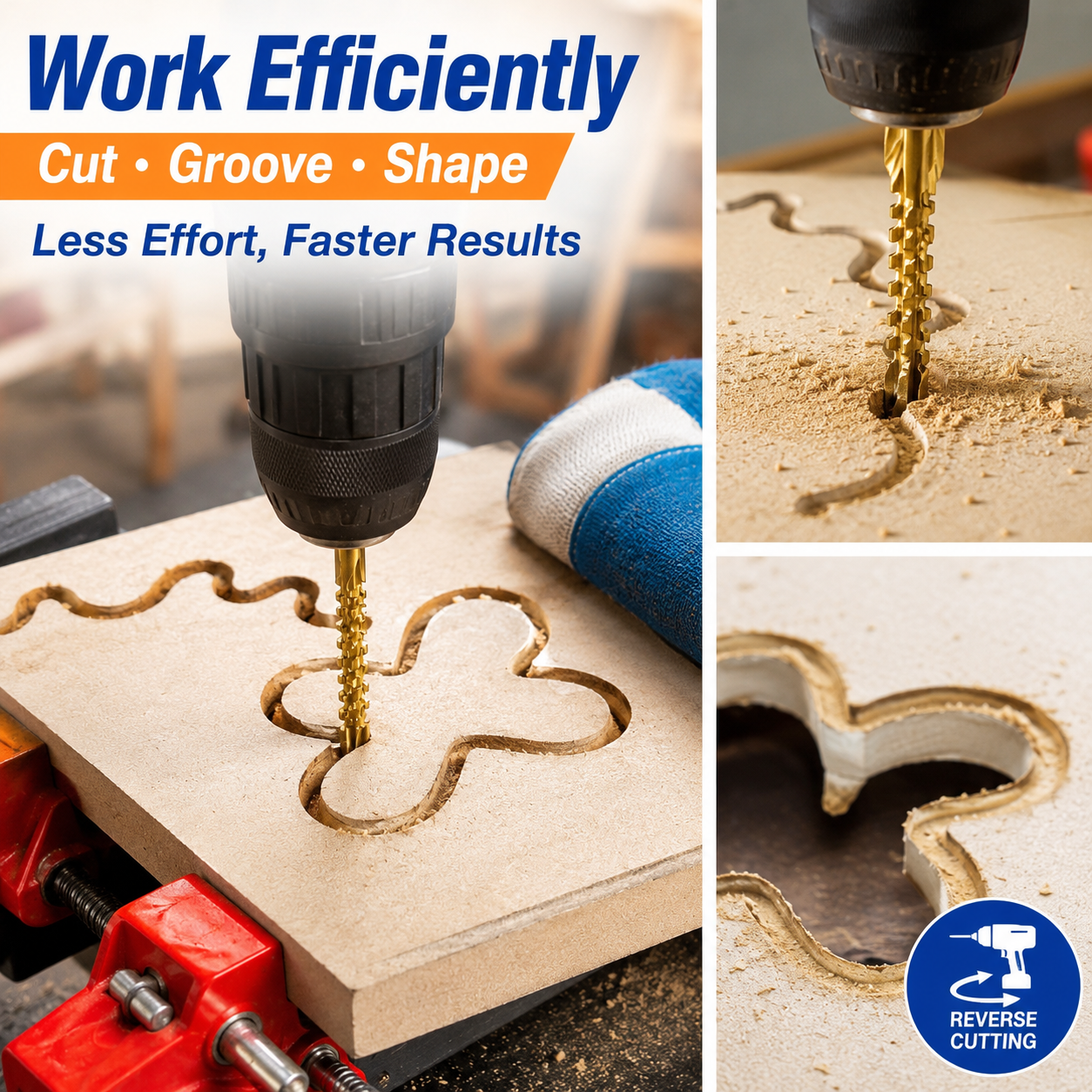 💪8-Piece 3–10mm Titanium Drill Bits⚡ Built for Metal, Wood & Plastic