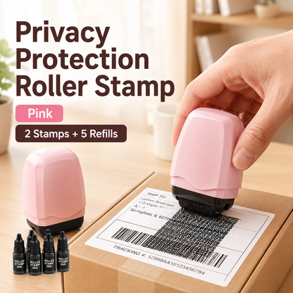 🛡️ ✉️Privacy Roller Stamp – Hide personal info instantly. No shredding needed. Refillable & portable. 🔏✨