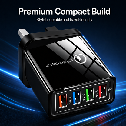 The Charger Big Tech Hates | 4-Port Quick Charge 3.0 + Smart Charging Optimization