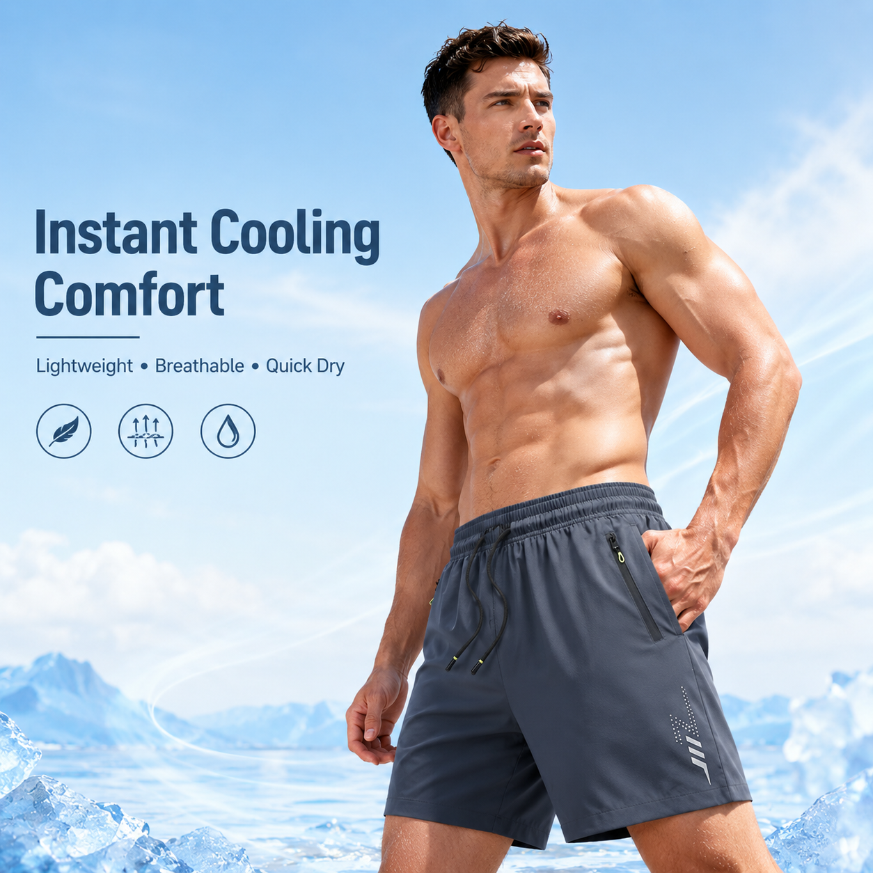 💪Made for Comfort🩳 Lightweight Men's Shorts