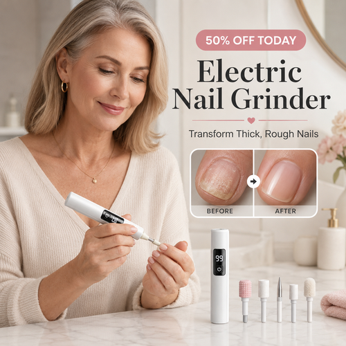 ✨50% OFF TODAY💅 Electric Nail Grinder – Transform Thick Rough Nails