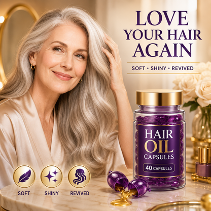 ✨50% OFF TODAY💜 Frizz Control Hair Capsules 🌿For Smooth, Shiny & Healthier-Looking Hair